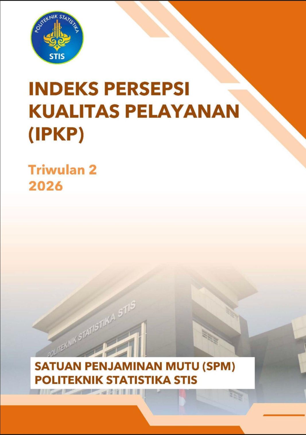 Indeks Persepsi Kualitas Pelayanan Triwulan II tahun 2026